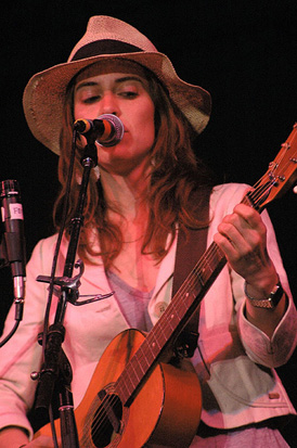 Feist on stage